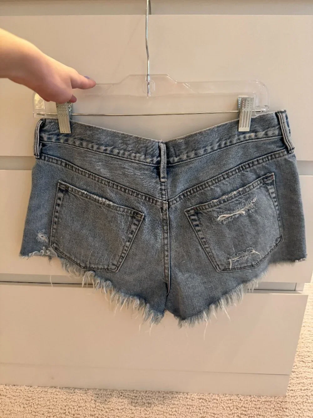 We the Free Distressed Jean Shorts